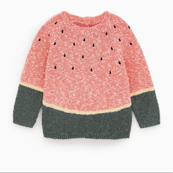 Zara watermelon sweater Clearance